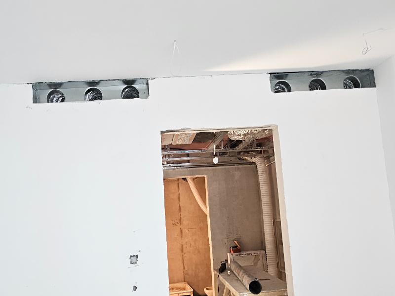 Монтаж фанкойлов в квартире ЖК Sky House Монтаж фанкойлов в квартире ЖК Sky House