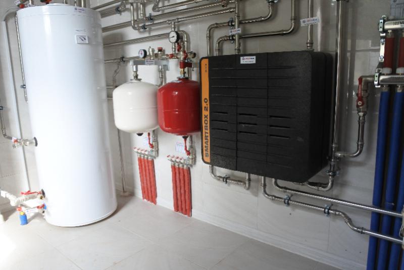 Монтаж котельной и вентиляции в загородном доме 250м2 СНТ Мичуренец