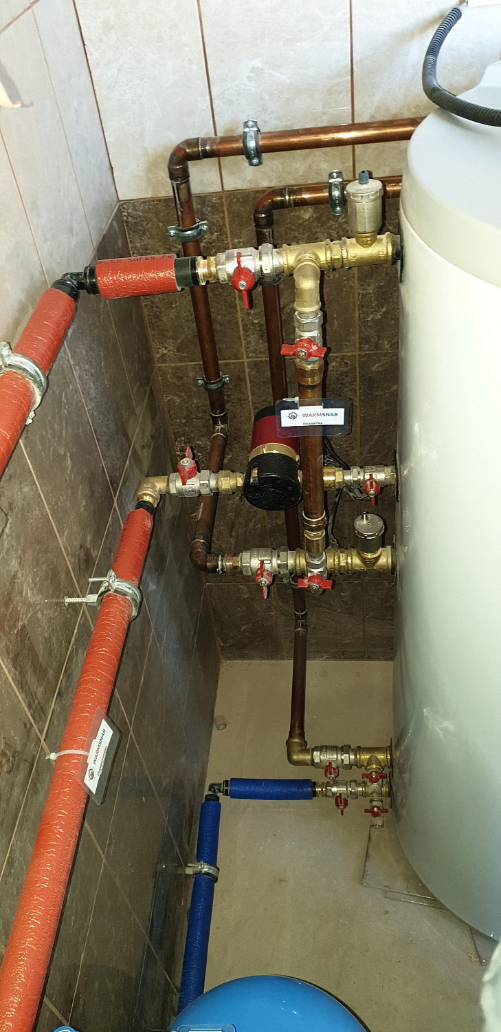 Монтаж инженерных сетей в доме площадью 180 м.кв.