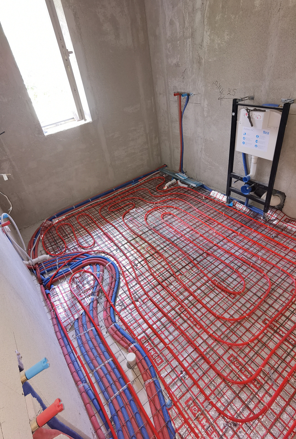 Монтаж котельной, теплых полов и радиаторного отопления в частном доме 130м2