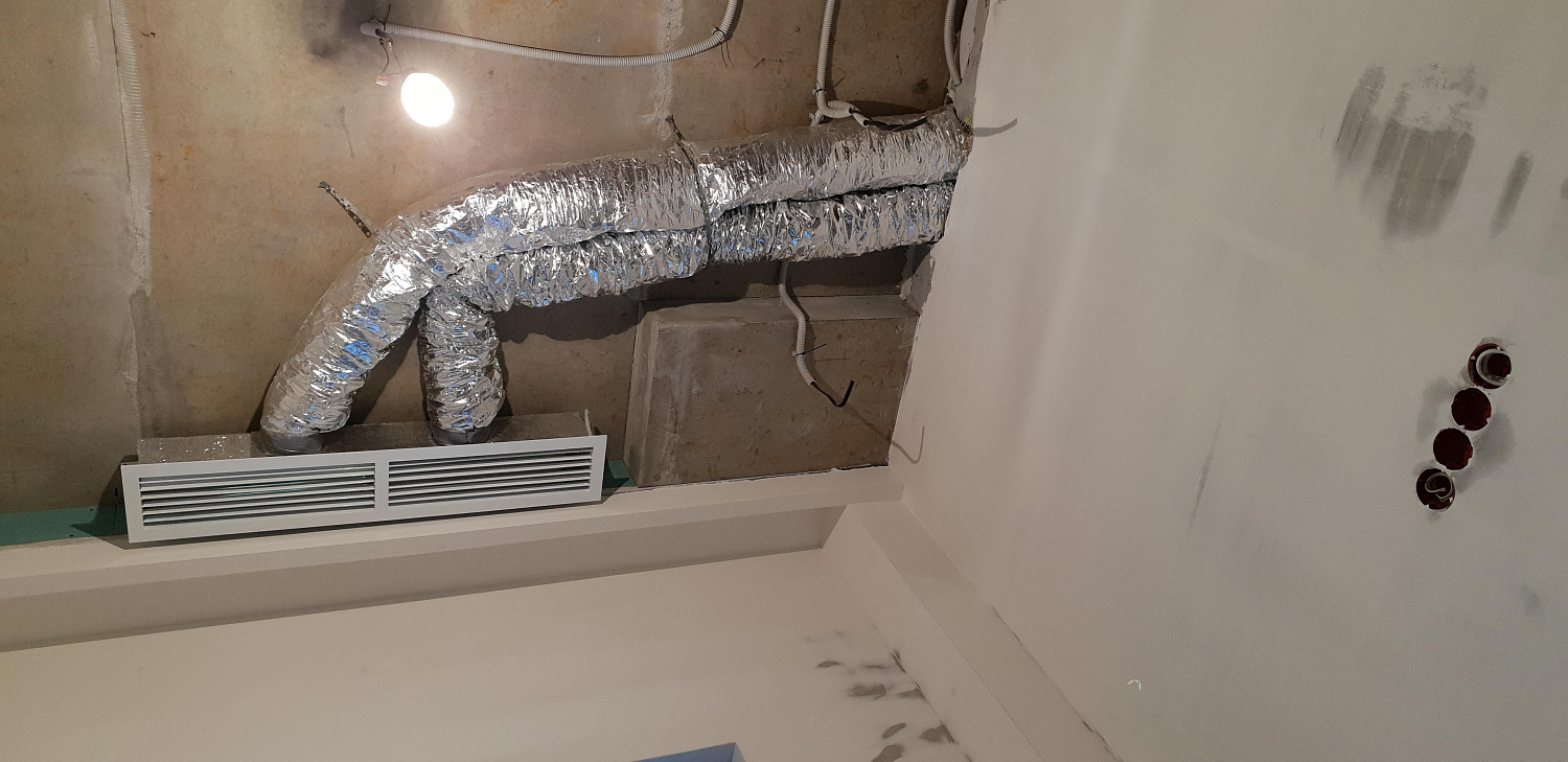 Монтаж системы кондиционирования. г. Москва, ул. Шлюзовая наб.