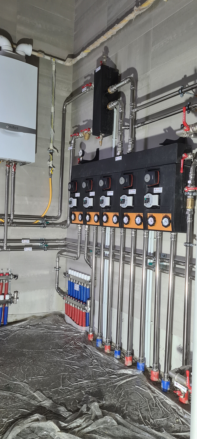 Монтаж котельной в СНТ Дубки+