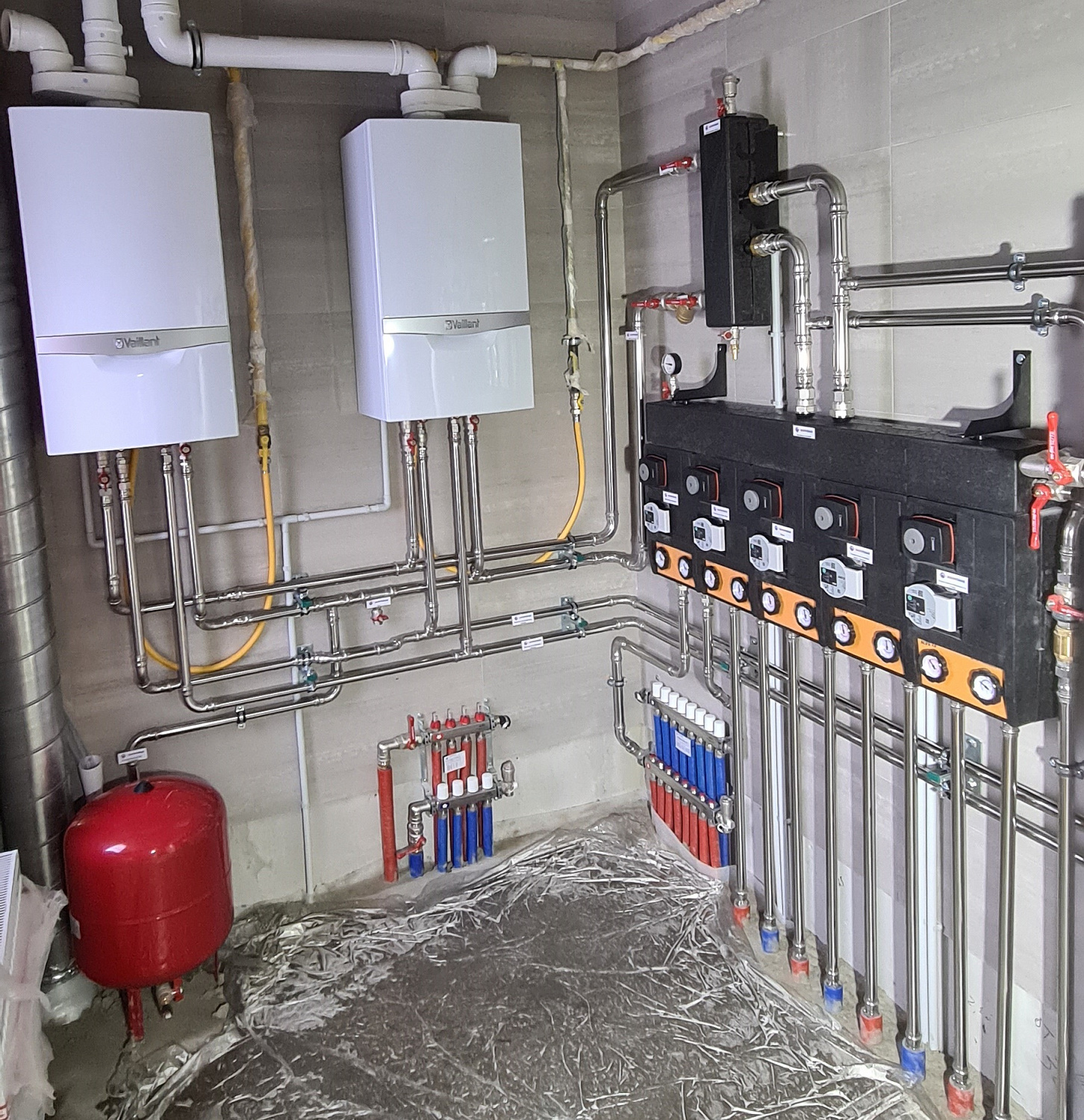 Монтаж котельной в СНТ Дубки+