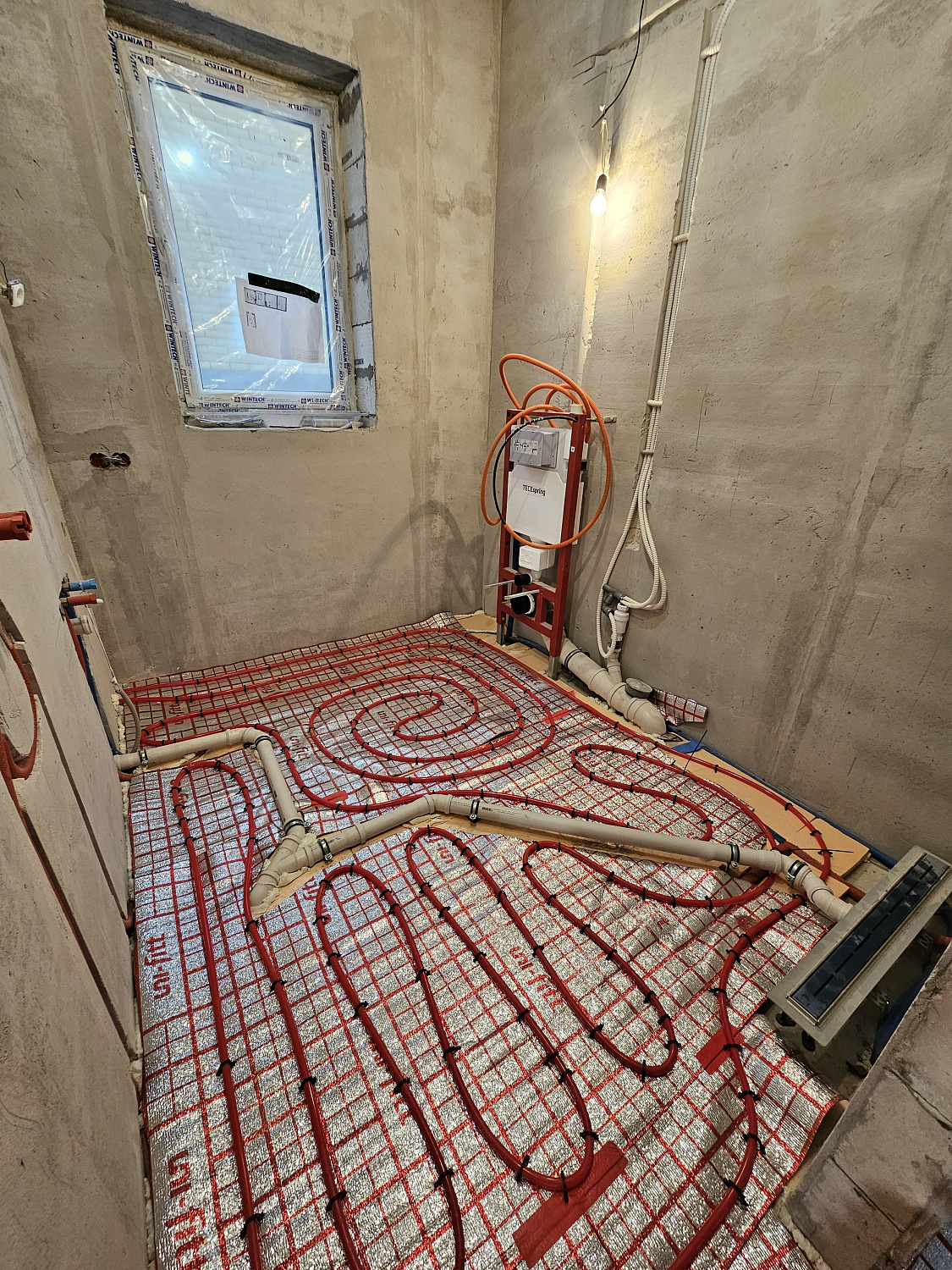 Монтаж котельной и теплого пола пос. Угловое