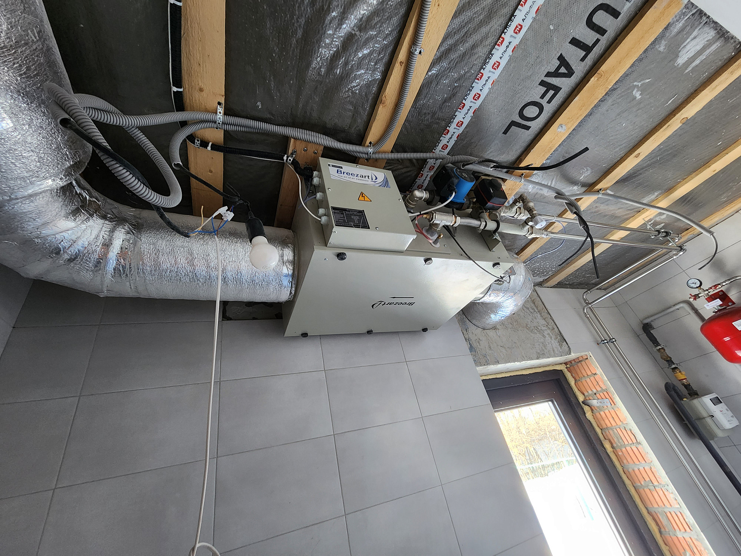 Монтаж котельной и вентиляции в КП Отрада