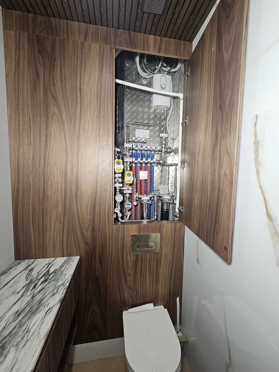 Монтаж системы отопления, вентиляции, кондиционирования и сантехники под ключ в квартире