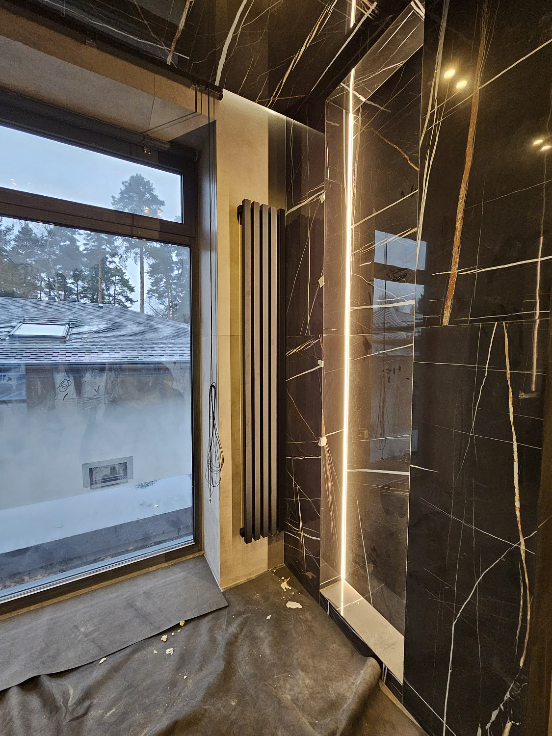 Комбинированная система отопления, тёплые полы и радиаторное отопление, водоотведение в частном доме 300 м2 Балашиха