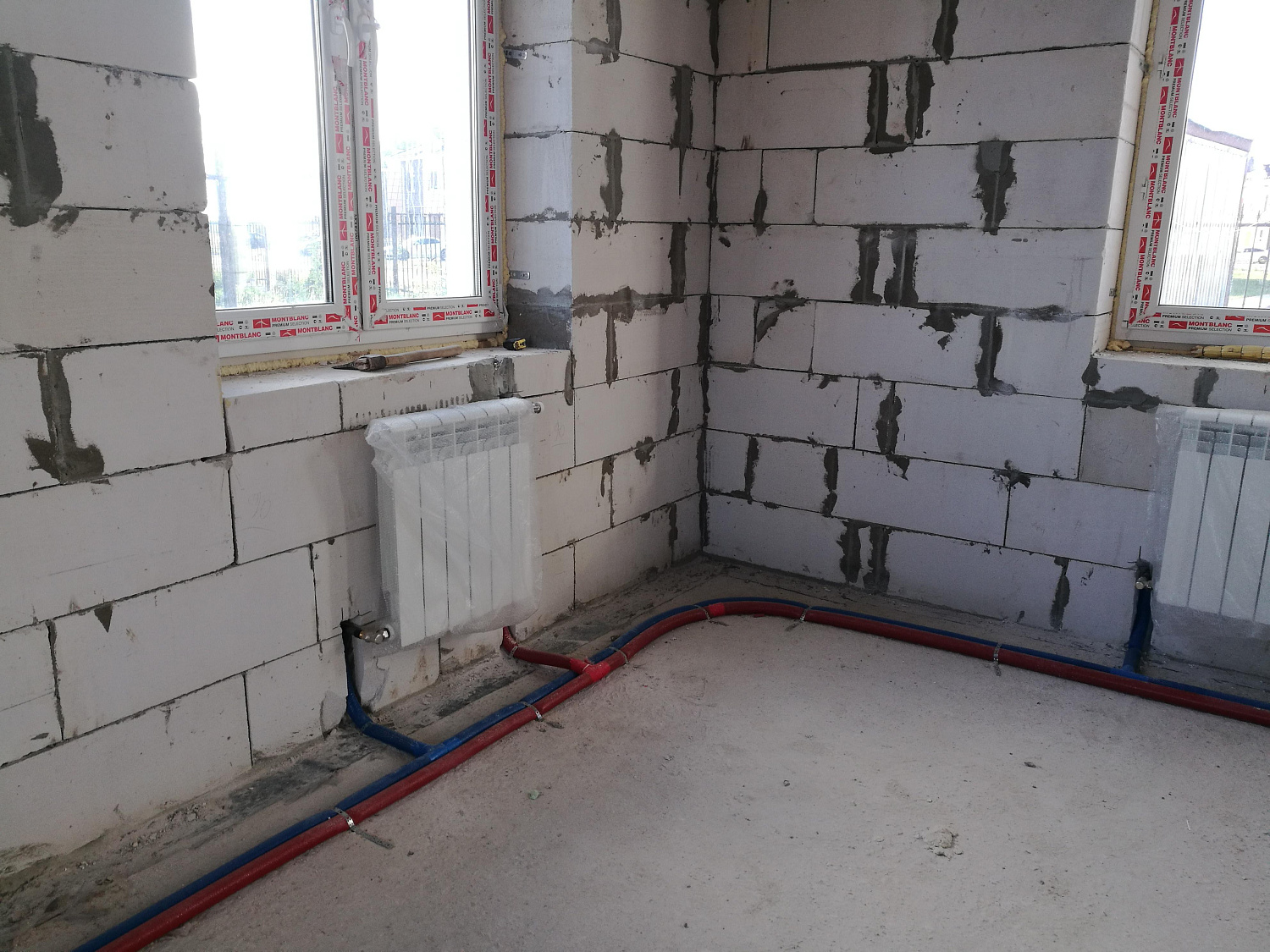 Монтаж радиаторного отопления