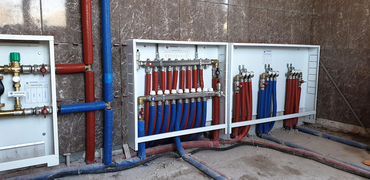 Монтаж инженерных сетей в доме площадью 180 м.кв.