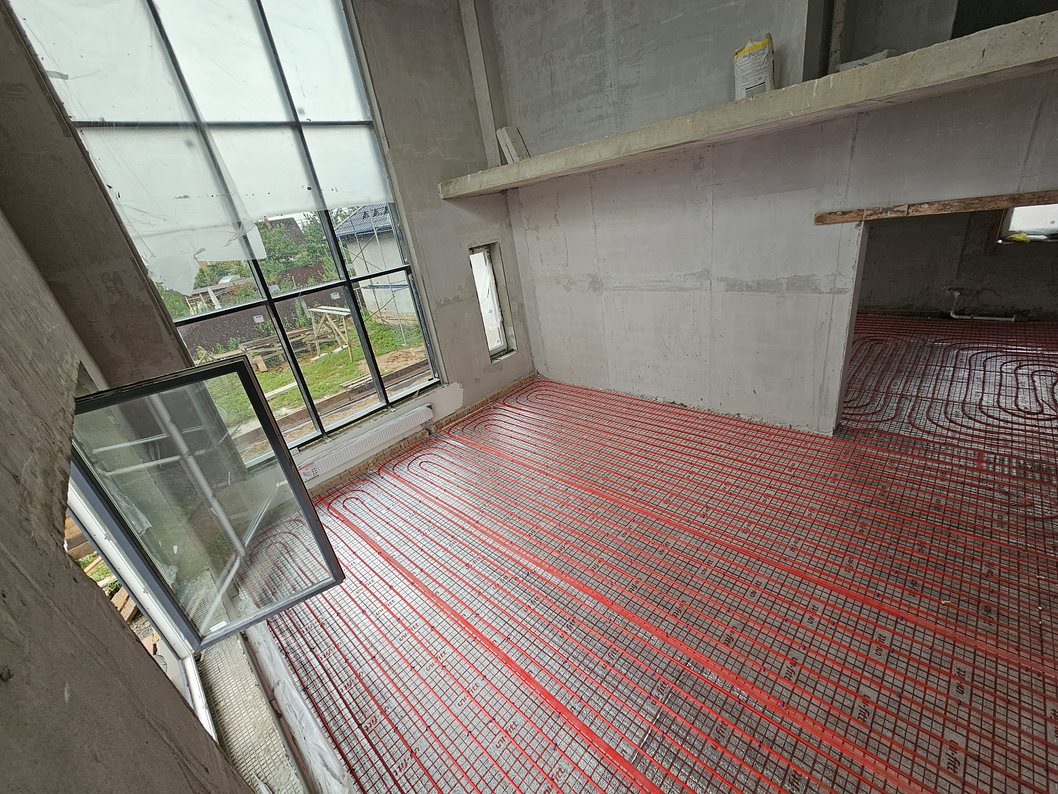 Монтаж котельной и теплый пол в загородном доме 240 м2 дер. Новосельцево