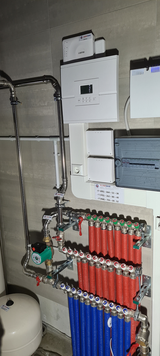 Монтаж котельной в СНТ Дубки+