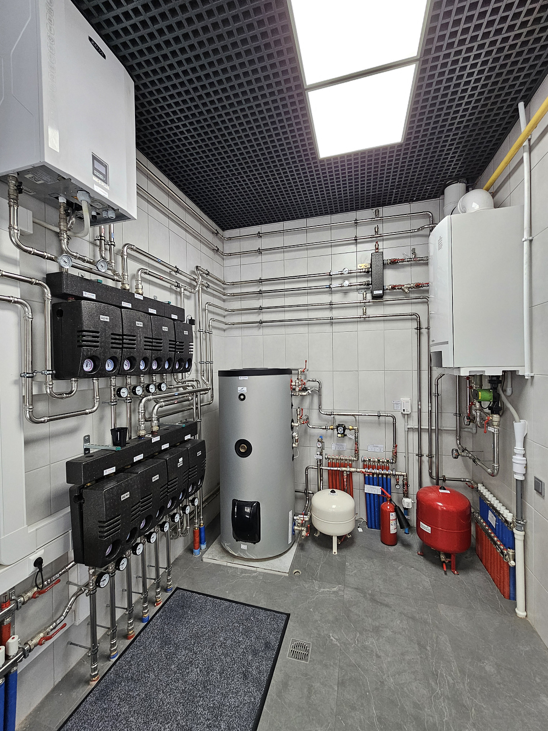 Монтаж котельной и радиаторное отопление в частном доме 350 м2 г. Жуковский