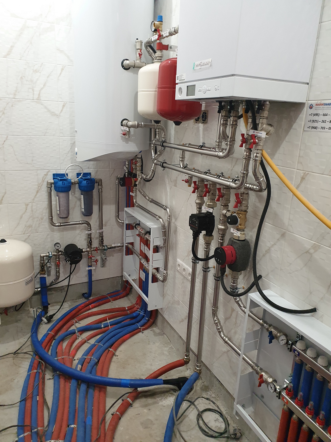 Монтаж котельной КП Грибки