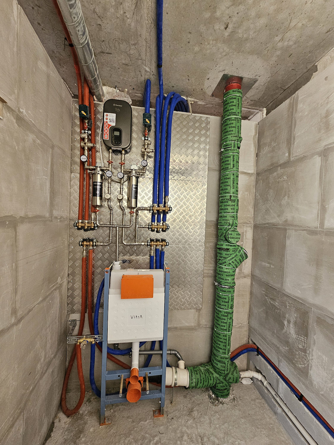 Монтаж водоснабжения и водоотведения в 2-х комнатной квартире