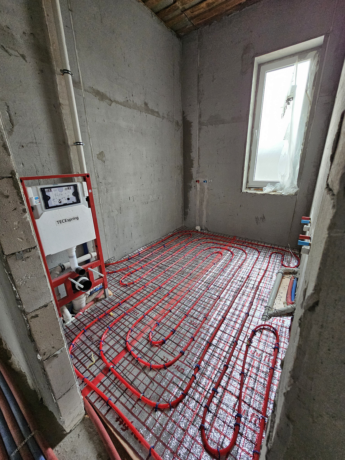 Монтаж котельной и теплый пол в загородном доме 240 м2 дер. Новосельцево