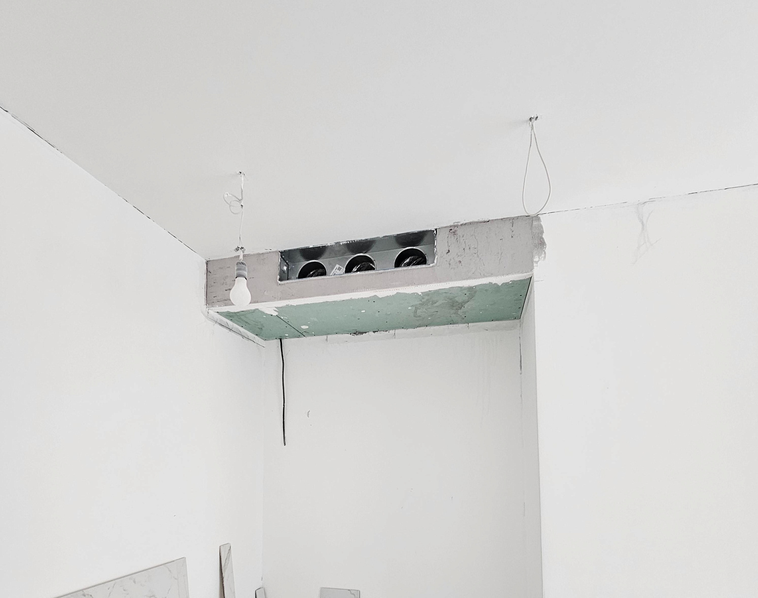 Монтаж фанкойлов в квартире ЖК Sky House