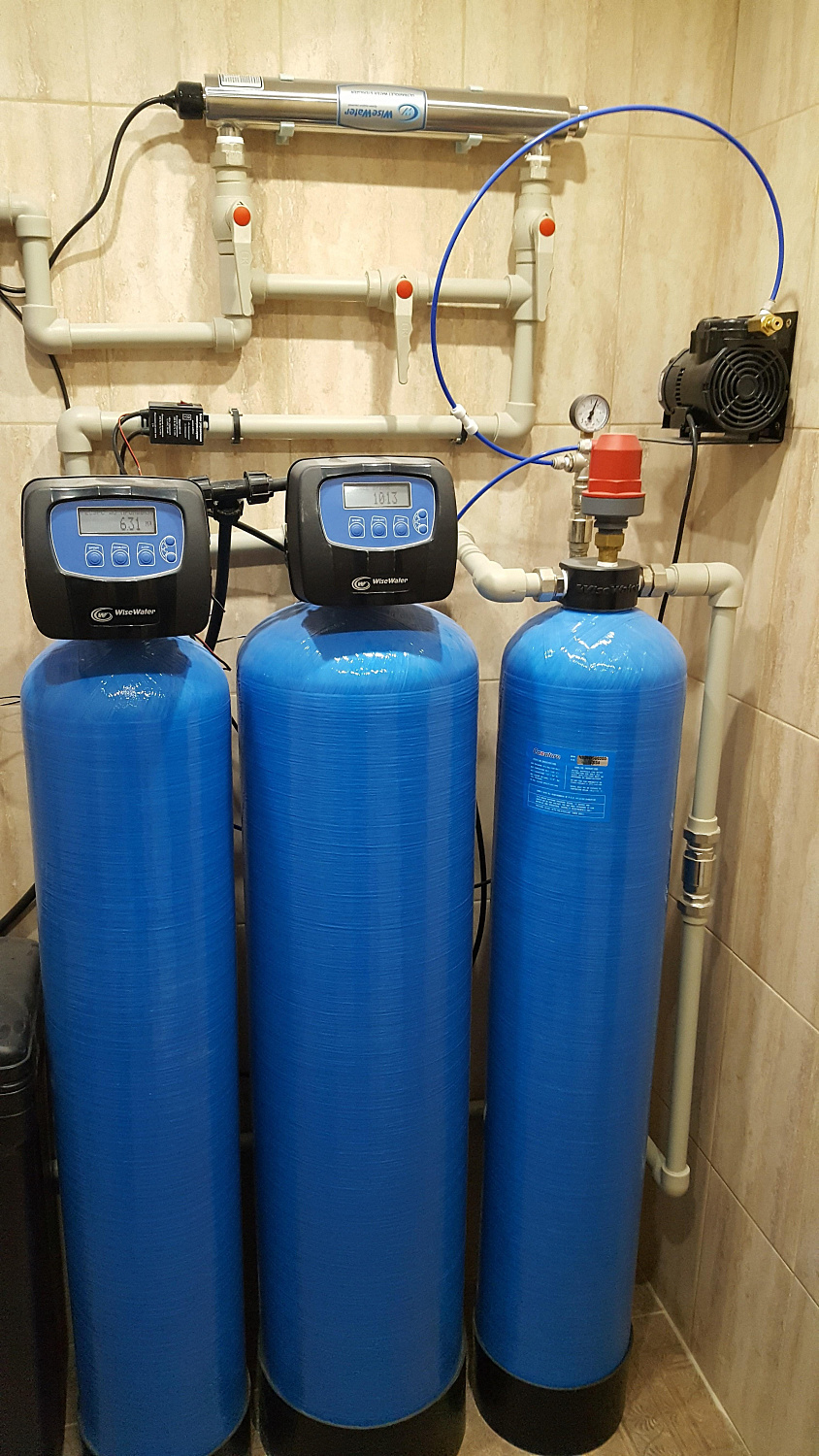 Монтаж котельной КП Зимний сад. Дом 600 м.кв. + 200 м.кв. гараж