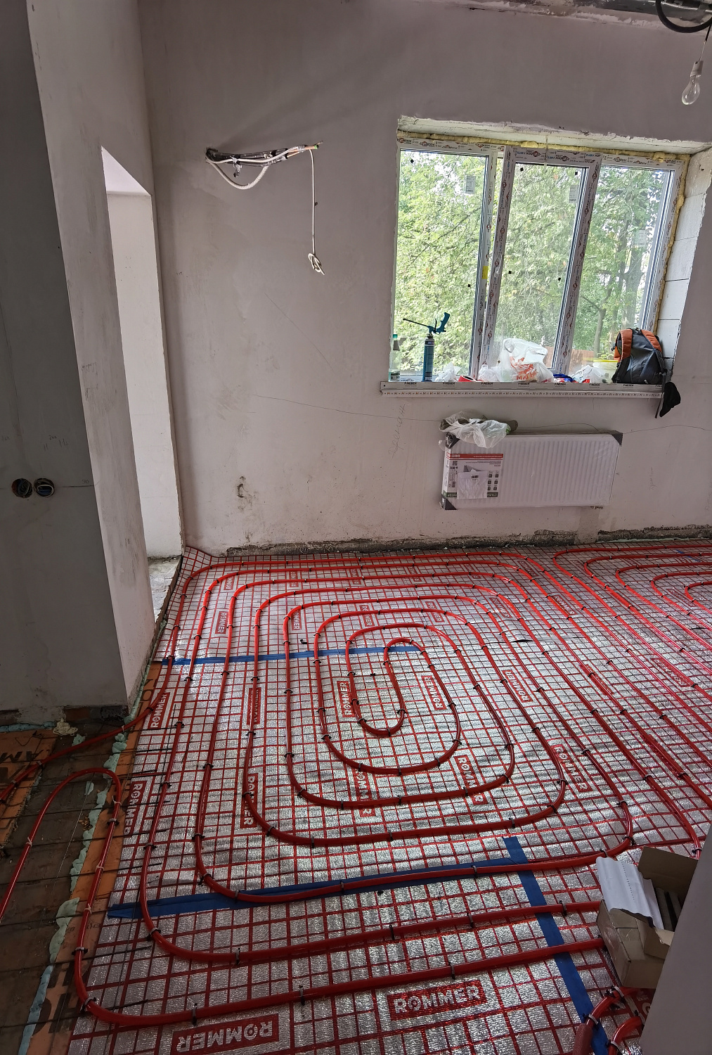 Монтаж котельной и теплых полов в частном доме в Новой Москве