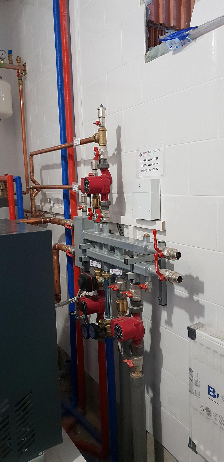 Котельная, радиаторное отопление, водоснабжение, водоотведение, вентиляция.