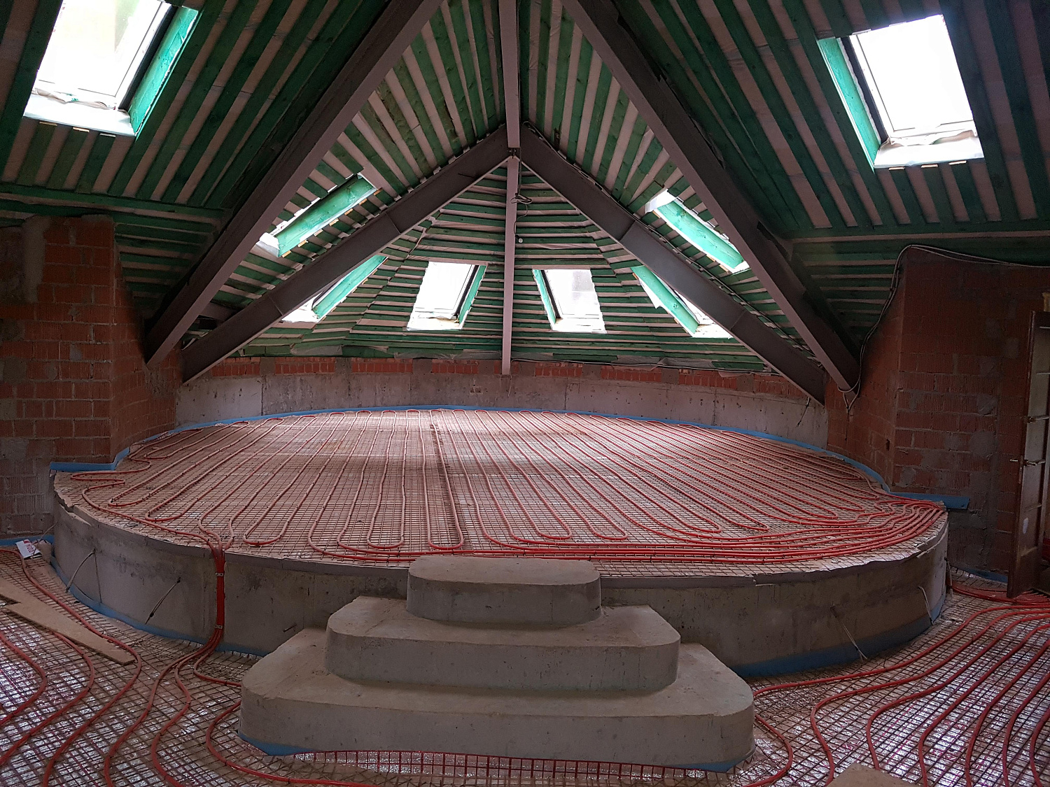 Инженерные работы загородного дома площадью 800 кв.м.