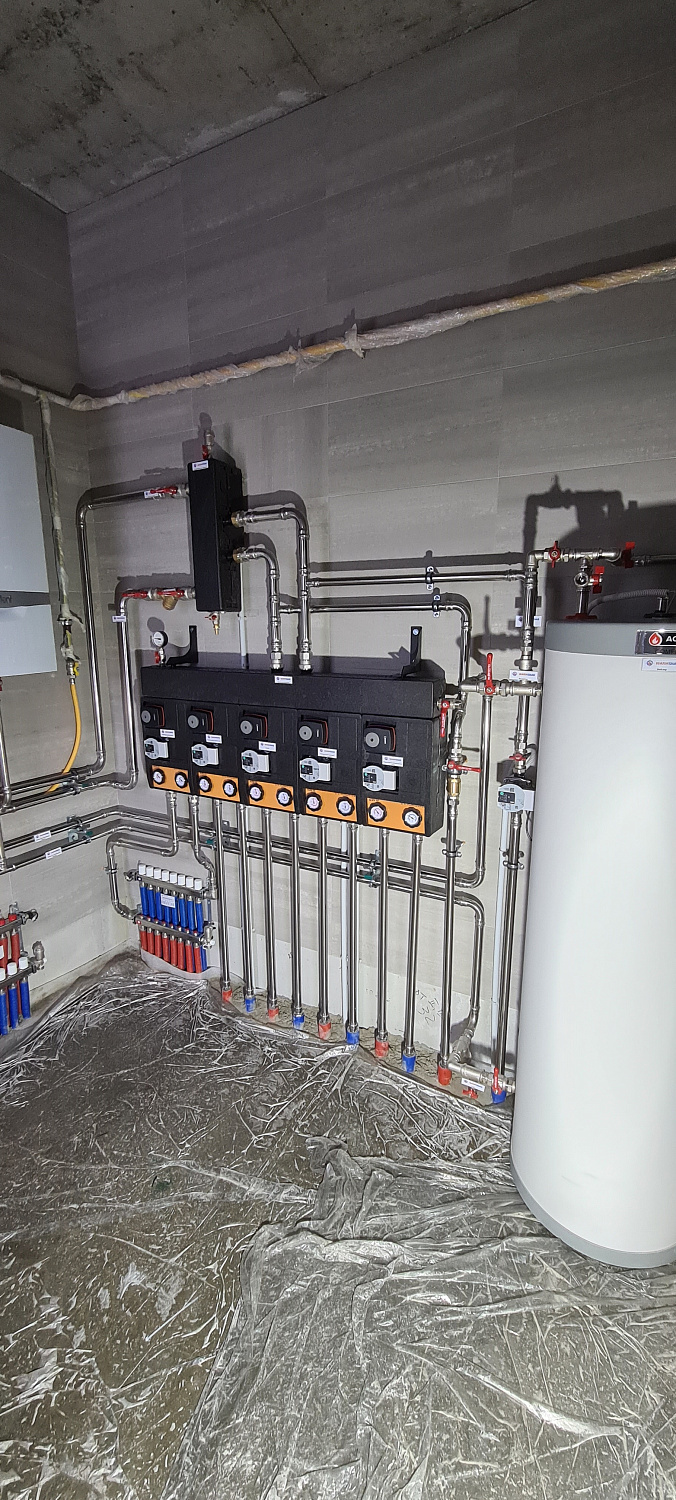 Монтаж котельной в СНТ Дубки+