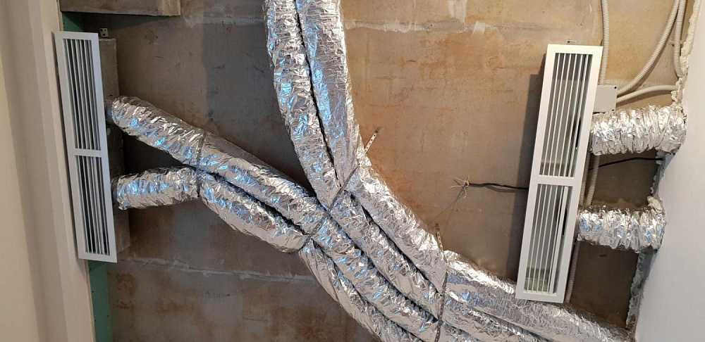 Монтаж системы кондиционирования. г. Москва, ул. Шлюзовая наб.