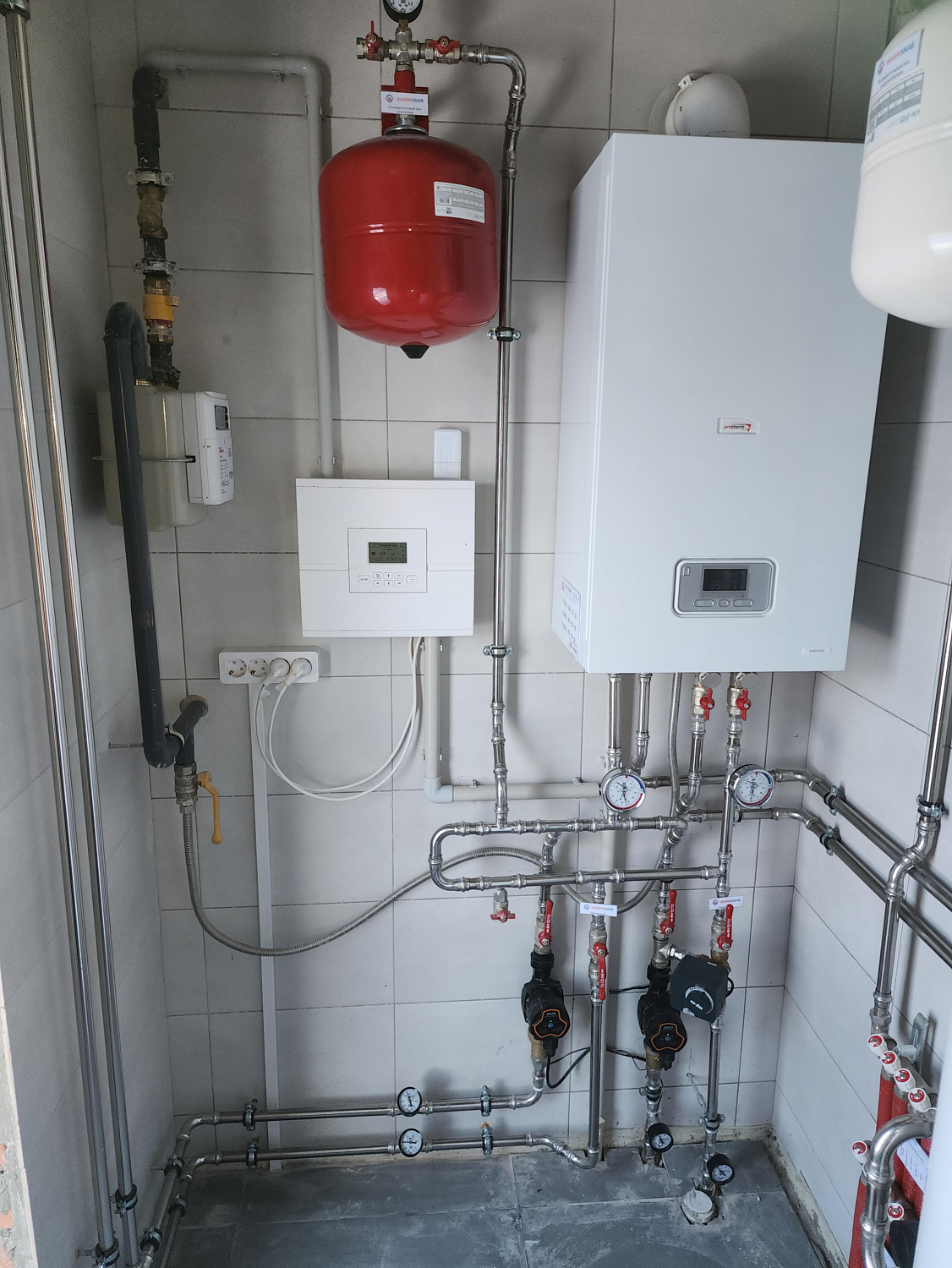 Монтаж котельной и вентиляции в КП Отрада