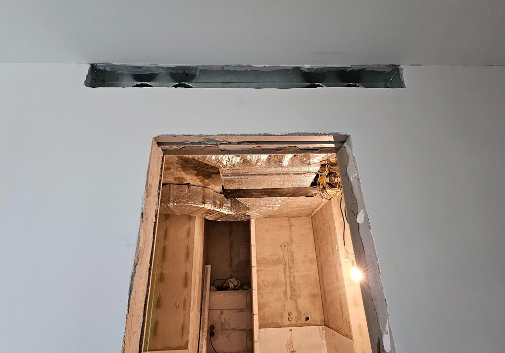 Монтаж фанкойлов в квартире ЖК Sky House