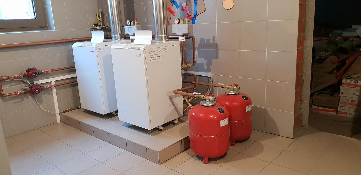 Монтаж инженерных коммуникаций на объекте площадью 450 м.кв