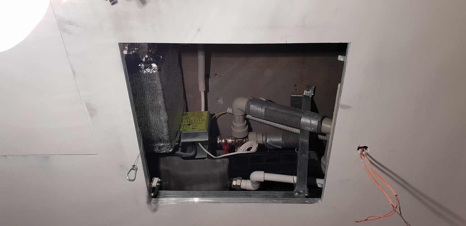 Монтаж системы кондиционирования. г. Москва, ул. Шлюзовая наб.