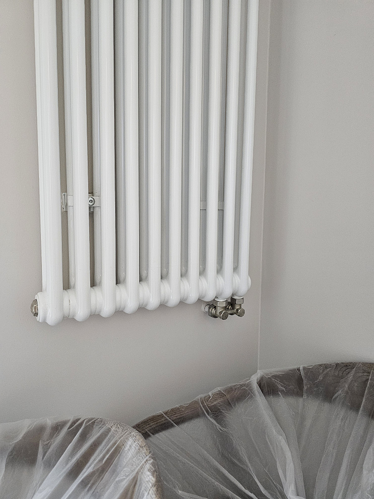 Монтаж радиаторного отопления, водоснабжения и водоотведения, монтаж чистовой сантехники в квартире