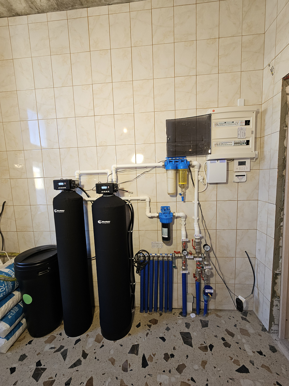 Монтаж котельной и теплый пол в загородном доме 240 м2 дер. Новосельцево