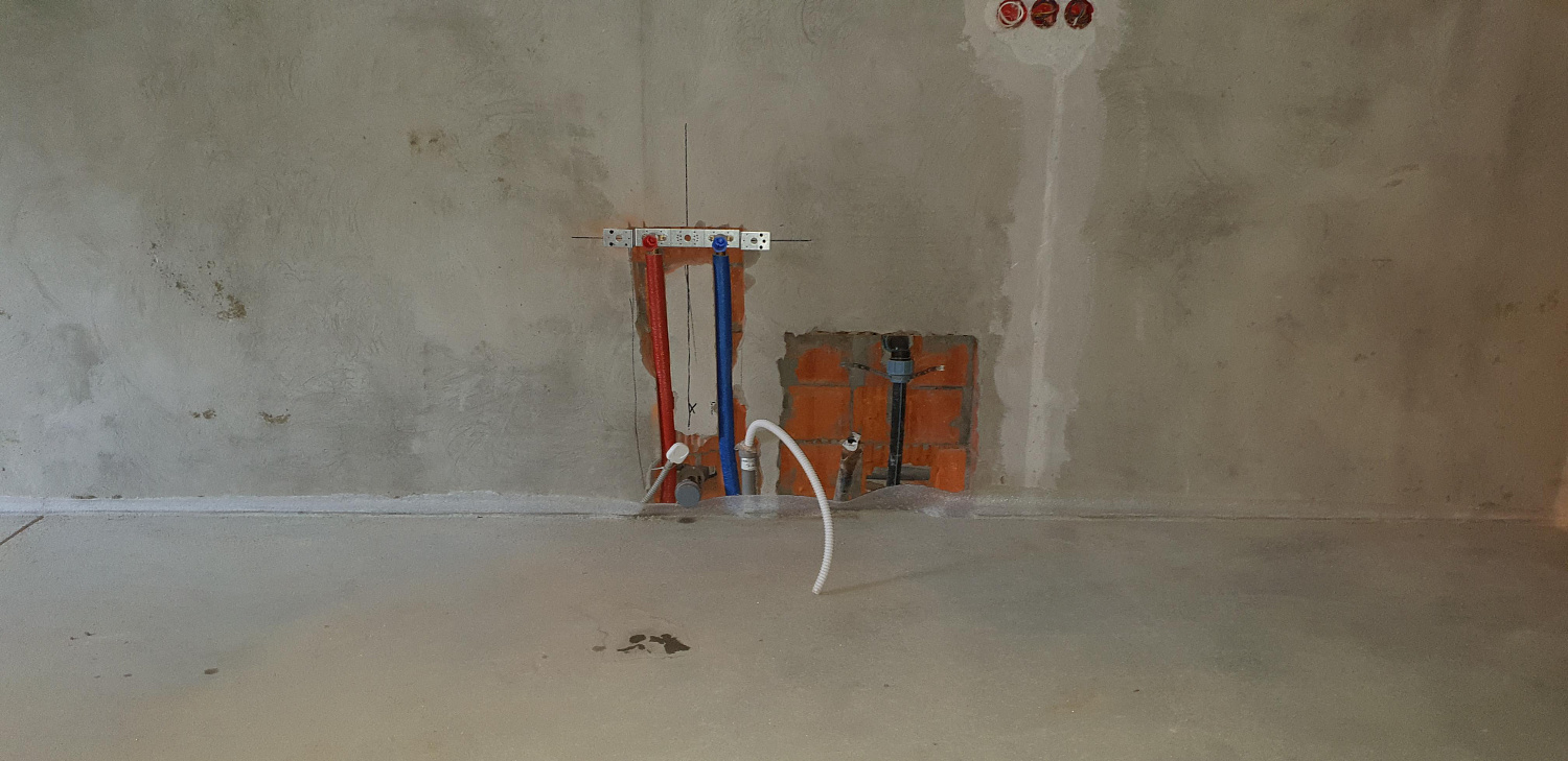 Монтаж инженерных коммуникаций на объекте площадью 450 м.кв