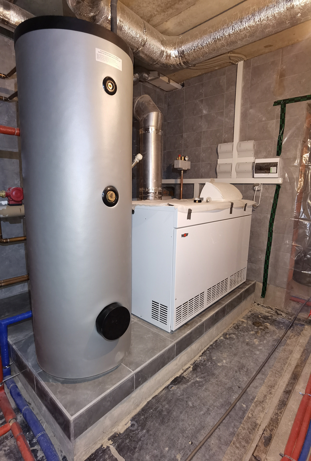 Монтаж котельной КП Бузланово