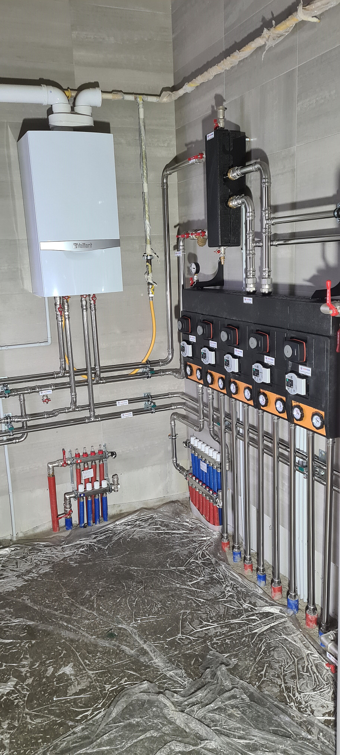 Монтаж котельной в СНТ Дубки+