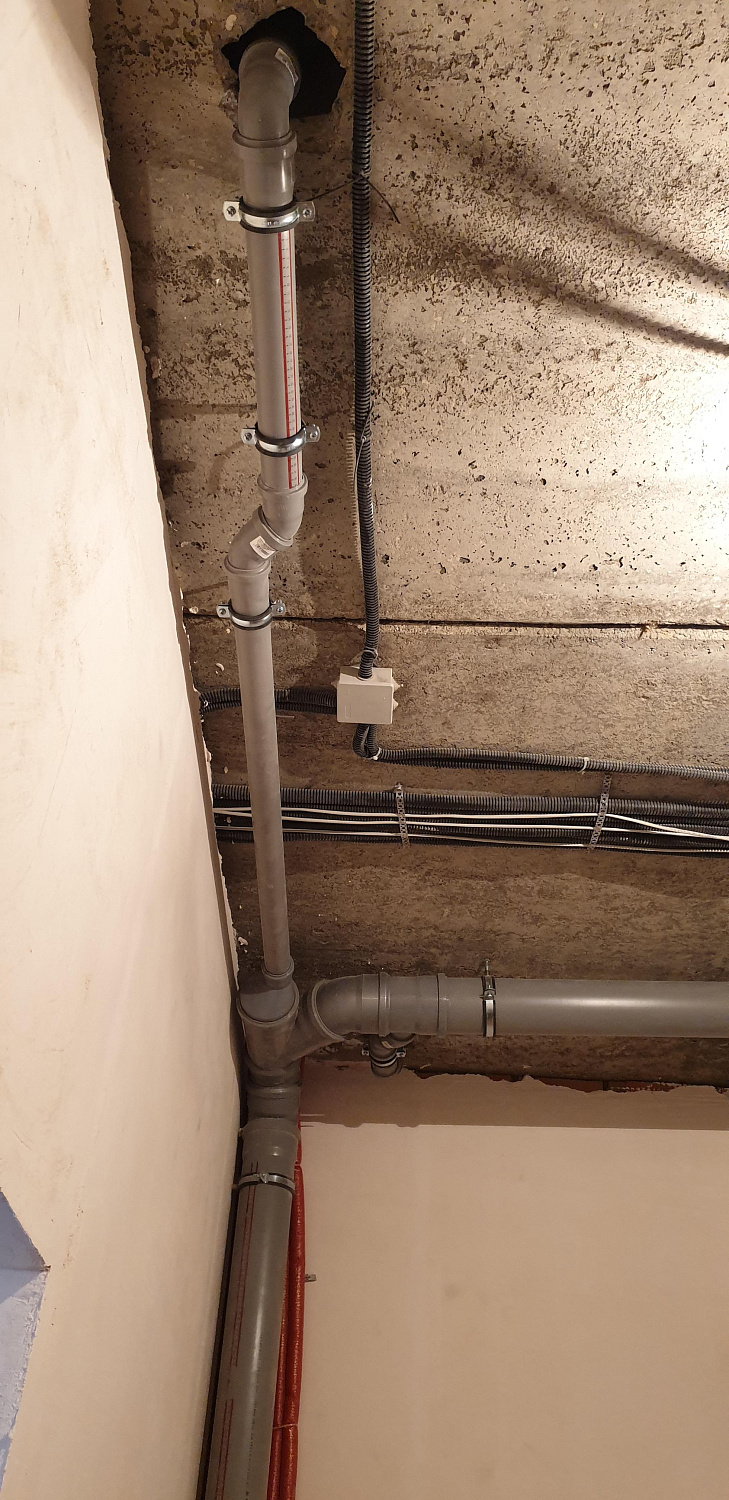 Монтаж инженерных сетей в доме площадью 180 м.кв.