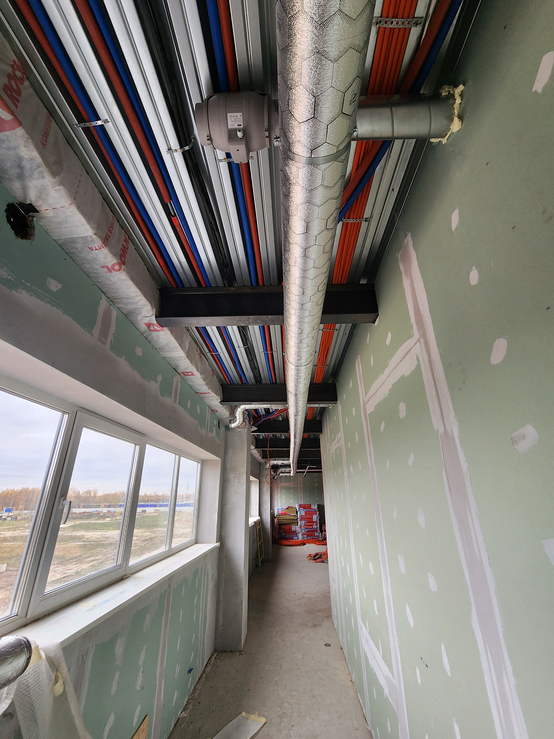 Монтаж систем вентиляции на производственном объекте