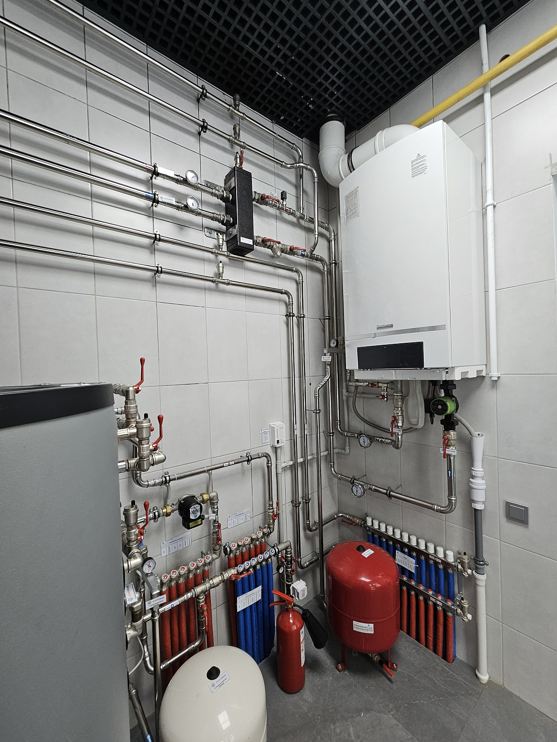 Монтаж котельной и радиаторное отопление в частном доме 350 м2 г. Жуковский