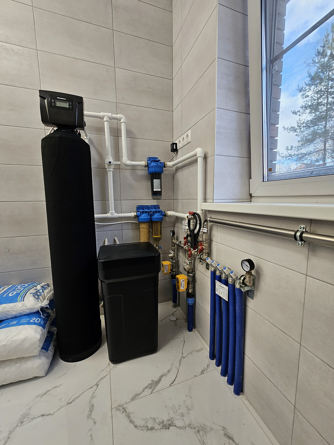 Монтаж отопления, монтаж котельной, водоснабжение и водоотведение в частном доме 160м2