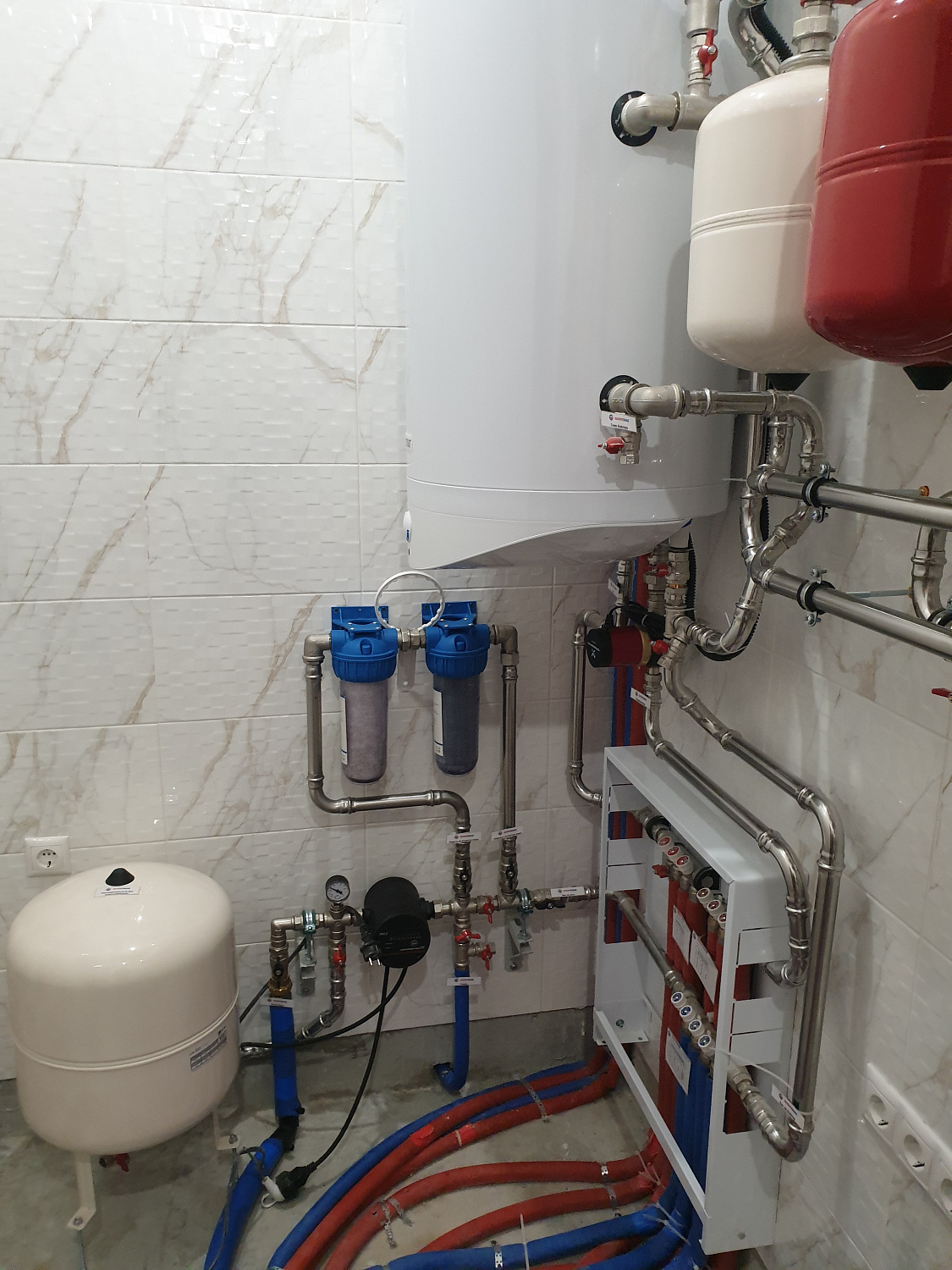 Монтаж котельной КП Грибки