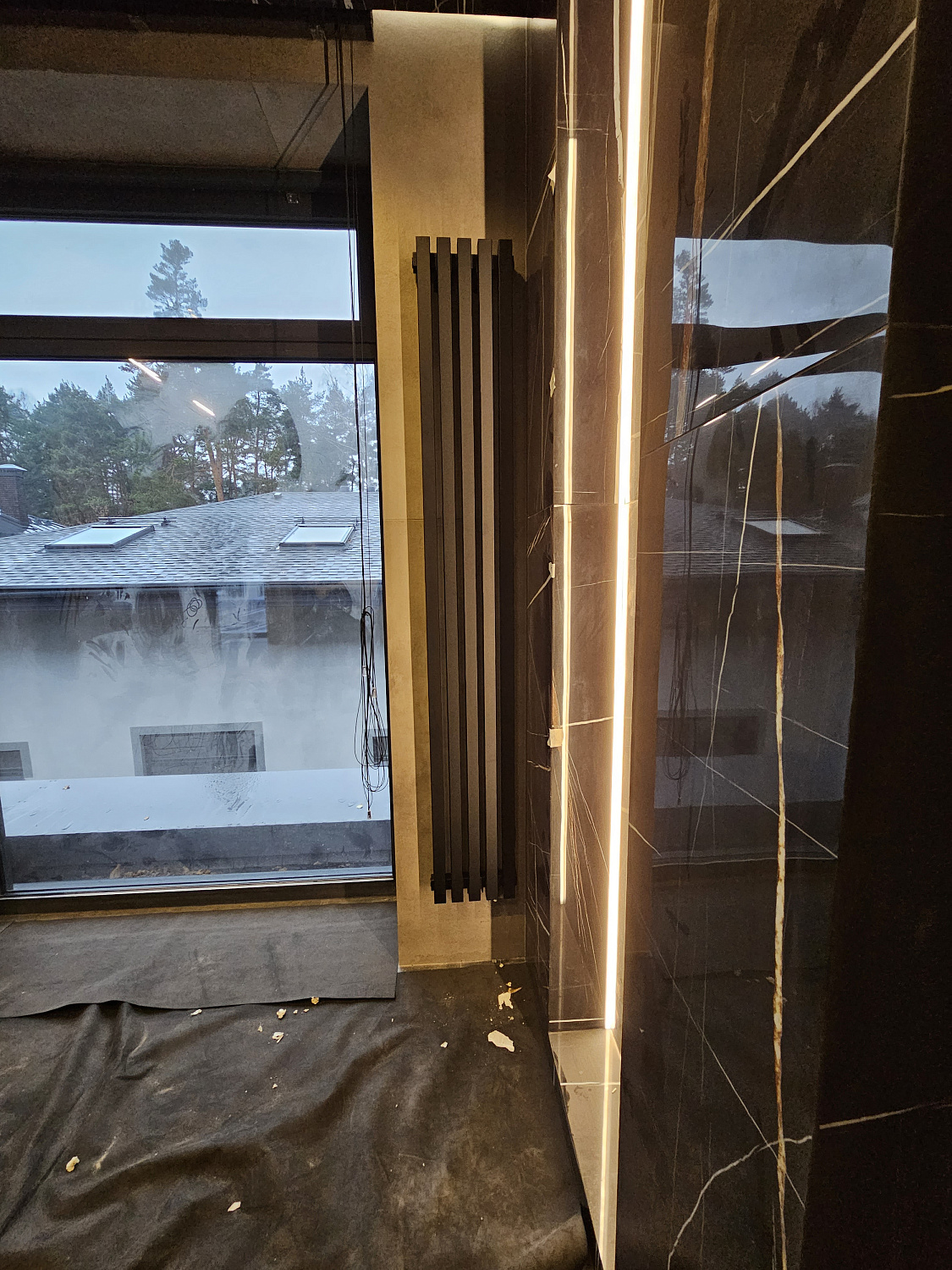 Комбинированная система отопления, тёплые полы и радиаторное отопление, водоотведение в частном доме 300 м2 Балашиха