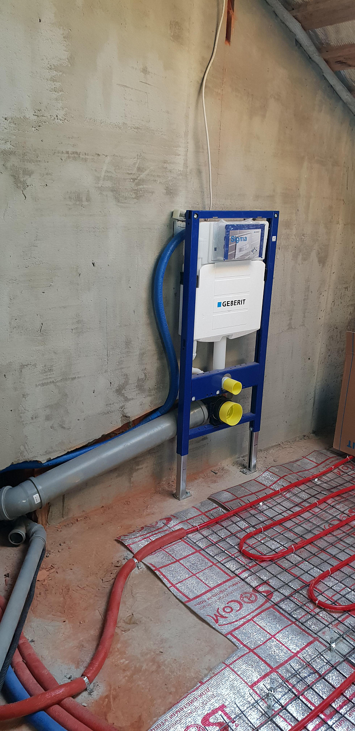 Монтаж инженерных коммуникаций на объекте площадью 450 м.кв