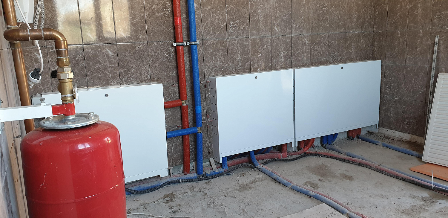 Монтаж инженерных сетей в доме площадью 180 м.кв.