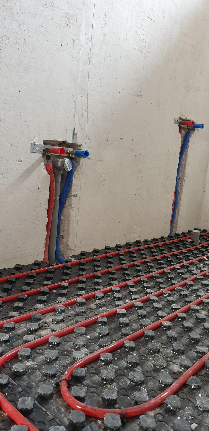 Монтаж инженерных сетей в доме площадью 180 м.кв.