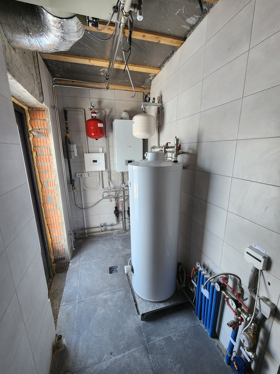 Монтаж котельной и вентиляции в КП Отрада