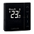 Проводной электронный непрограммируемый встраиваемый терморегулятор Salus комнатный с дисплеем, черный