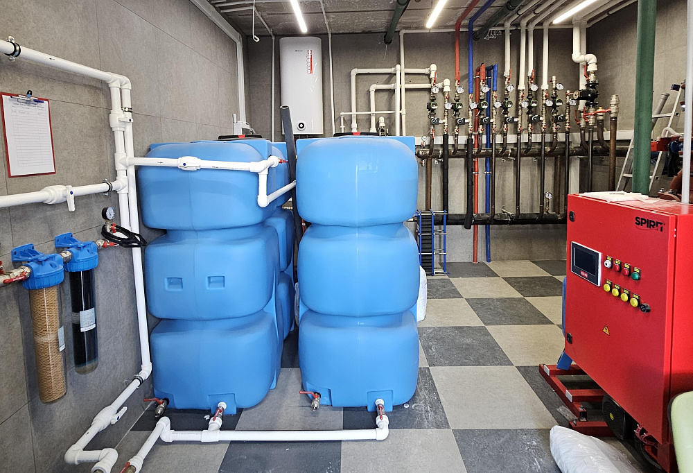 Монтаж котельной, радиаторного отопления, тепловентиляторов и систем фильтрации воды на промышленном объекте