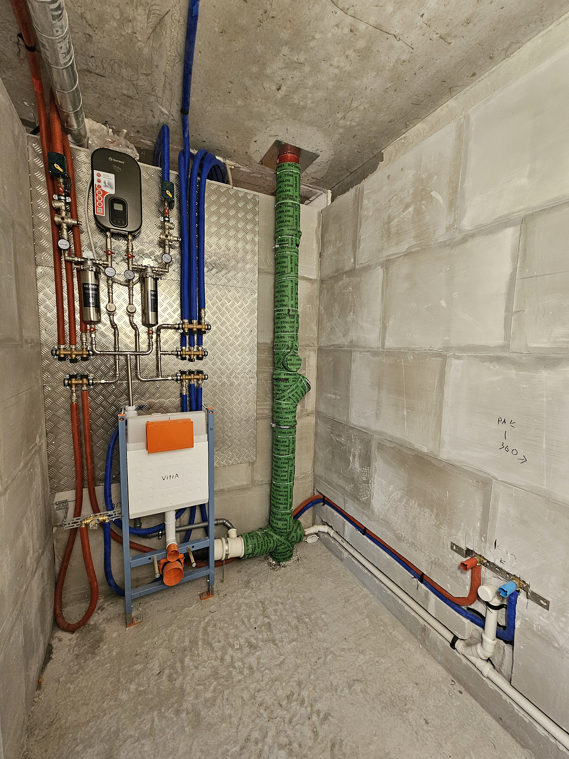 Монтаж водоснабжения и водоотведения в 2-х комнатной квартире