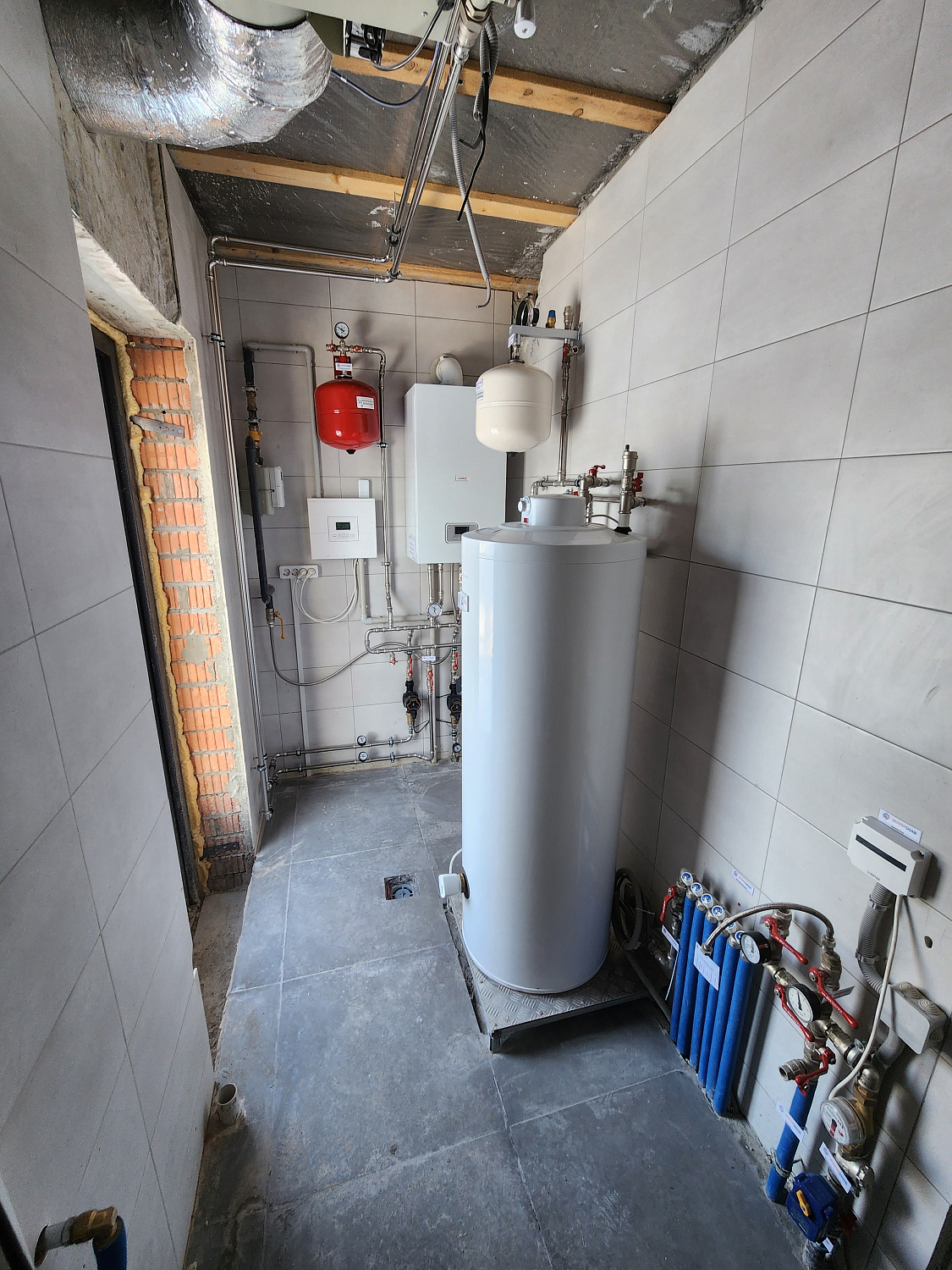 Монтаж котельной и вентиляции в КП Отрада