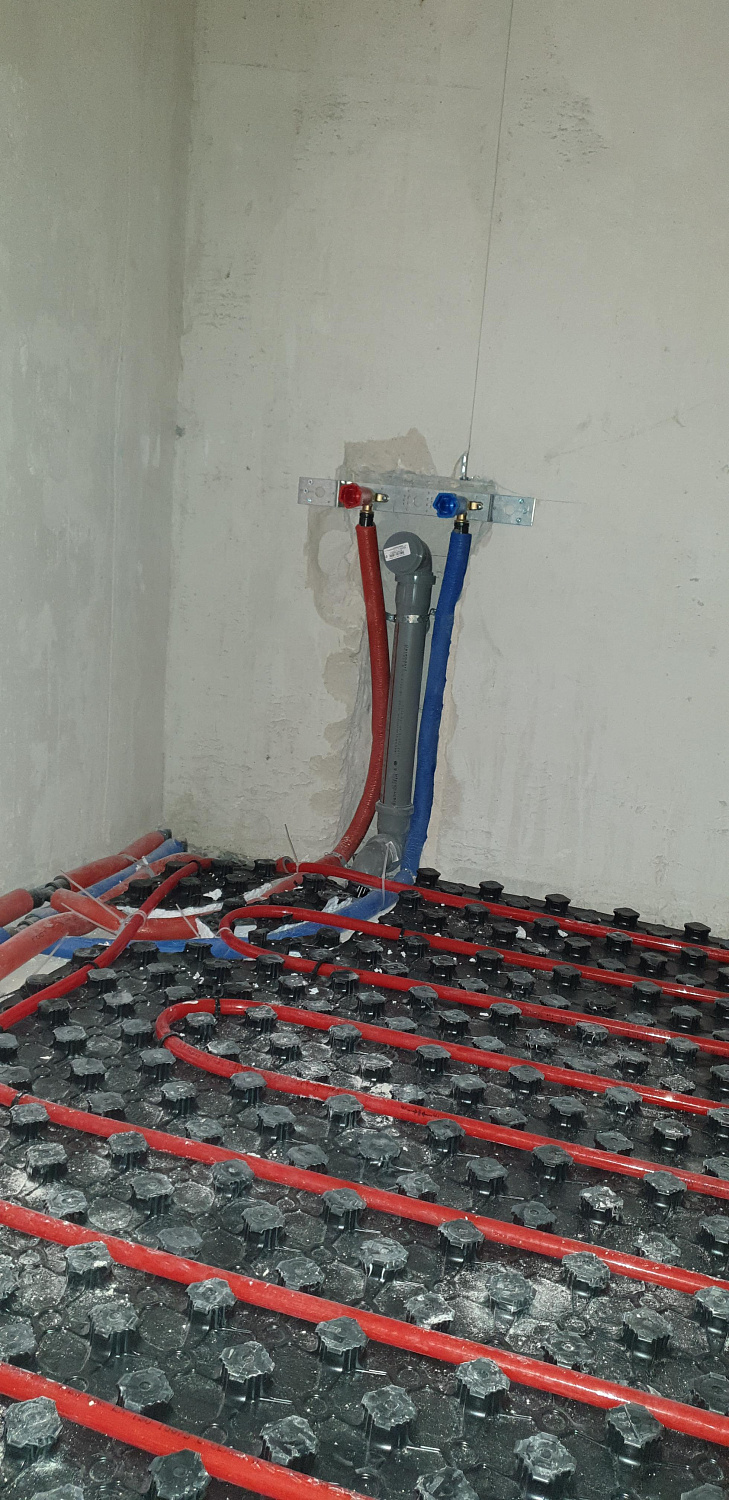 Монтаж инженерных сетей в доме площадью 180 м.кв.